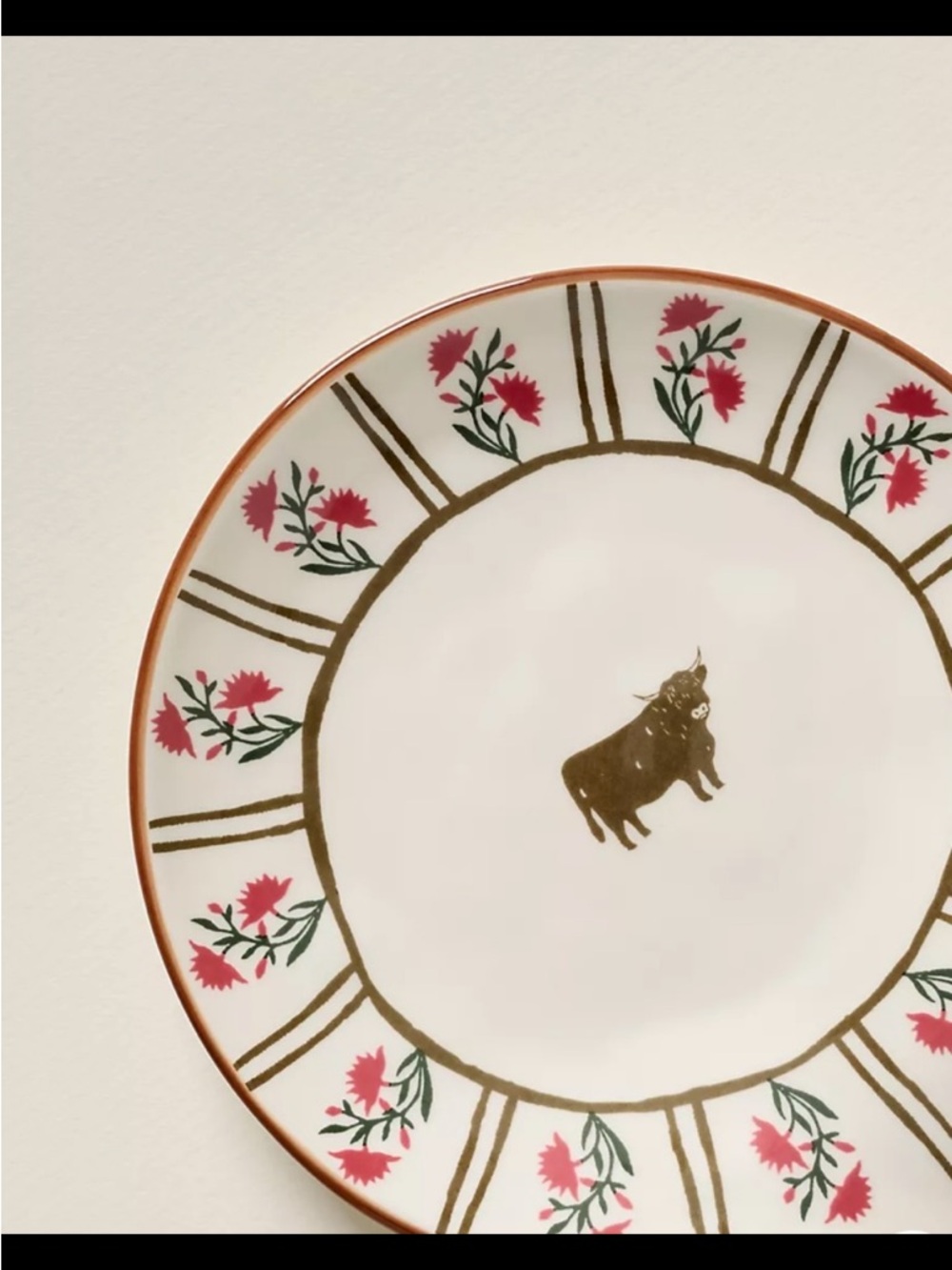 Anthropologie Millie Stoneware. Spoon Rest.